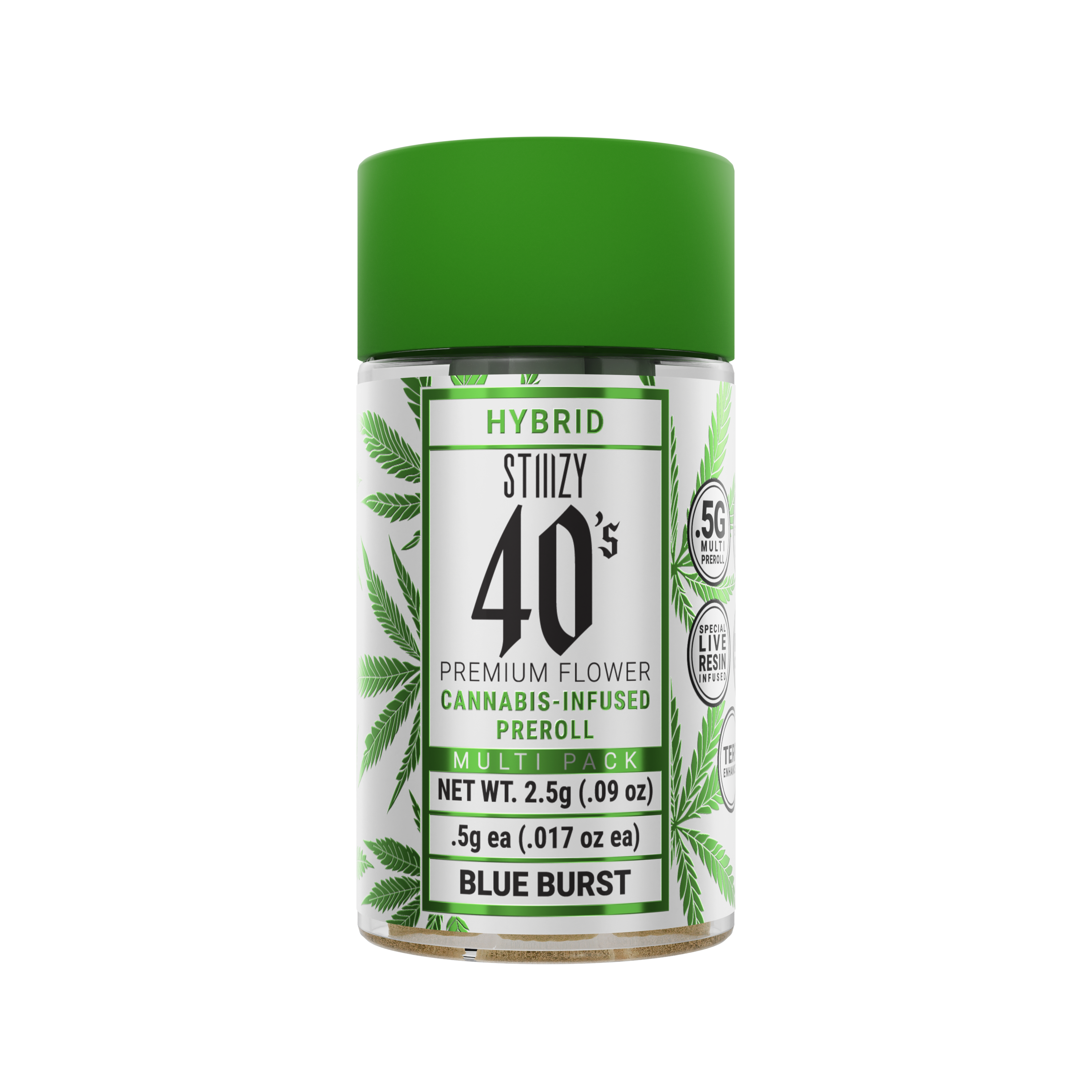 Photograph of product: Blue Burst /5pk Infused Preroll