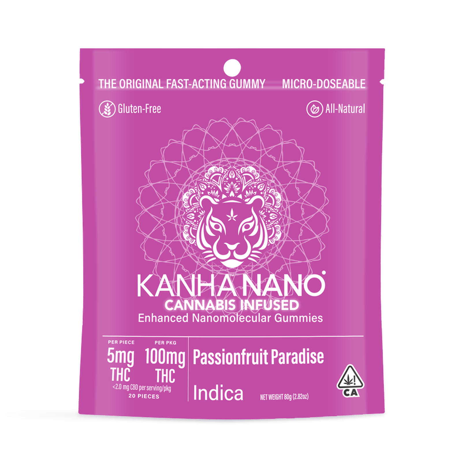 Photograph of product: Passionfruit Paradise Nano Gummies 20-pack