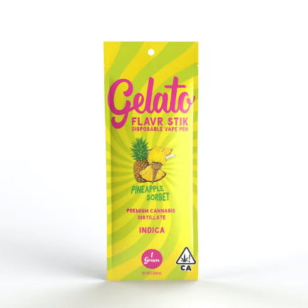 Photograph of product: Pineapple Sorbet Flavr Stick - 