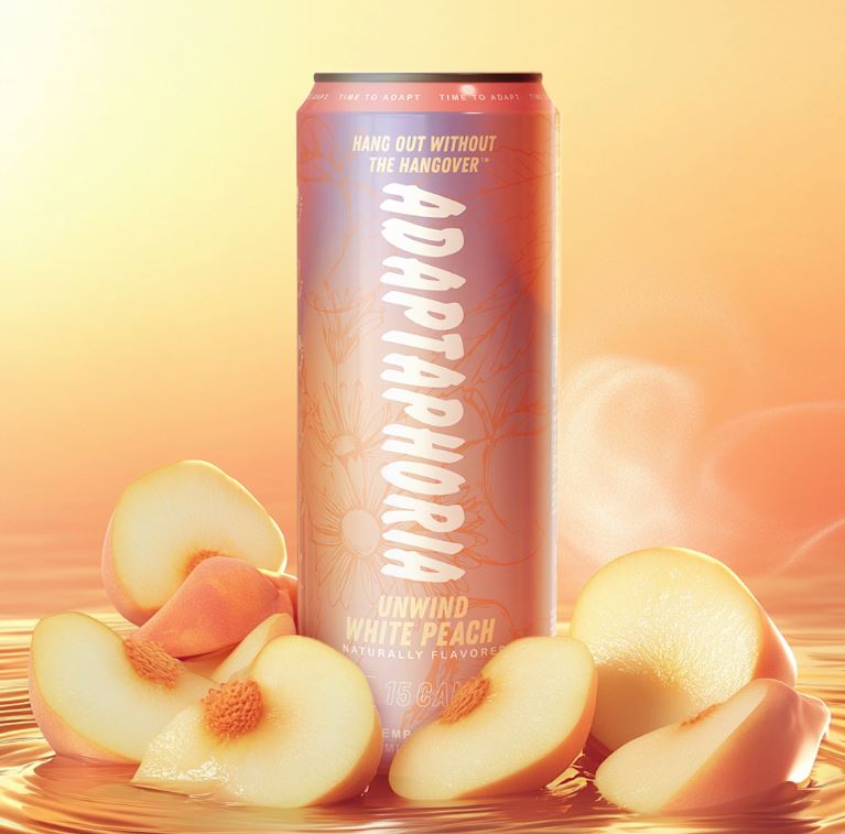 Photograph of product: Unwind White Peach | Seltzer 4Pk