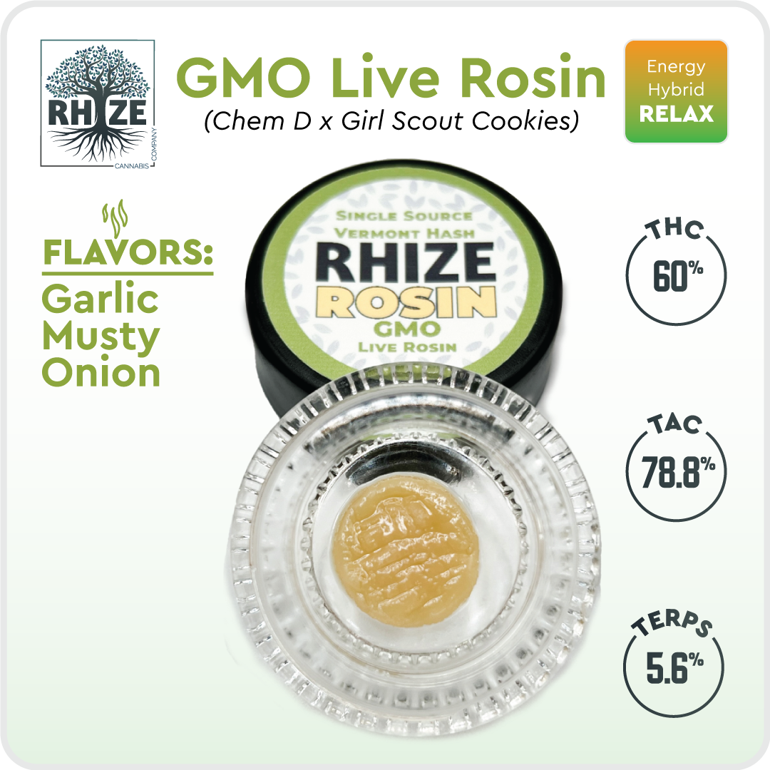 Photograph of Product: Live Rosin Persy - 1g | Flavorline Cannabis | Rainbow Marker