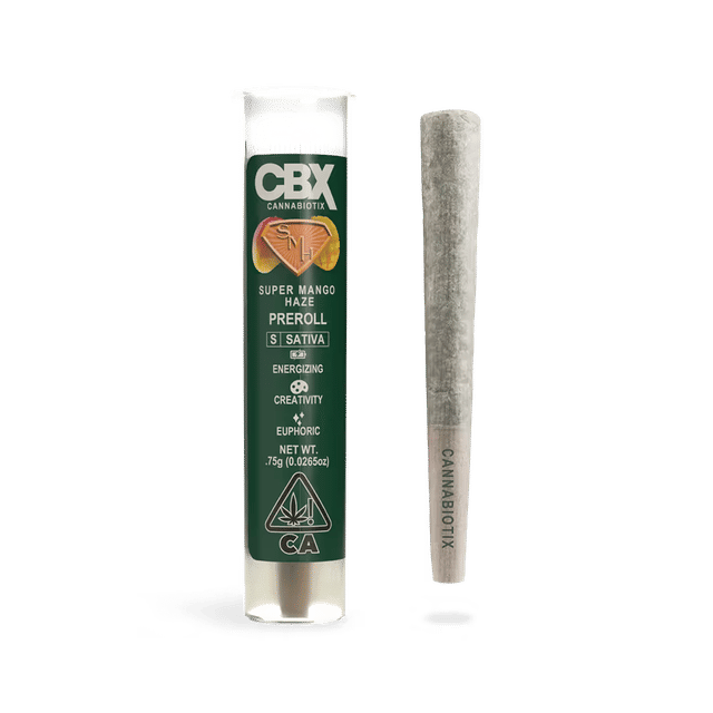 Photograph of product: Super Mango Haze Preroll - 0.75g - 
