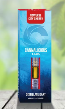 Photograph of product: Cannalicious - Traverse City Cherry - 1G Distillate Dart
