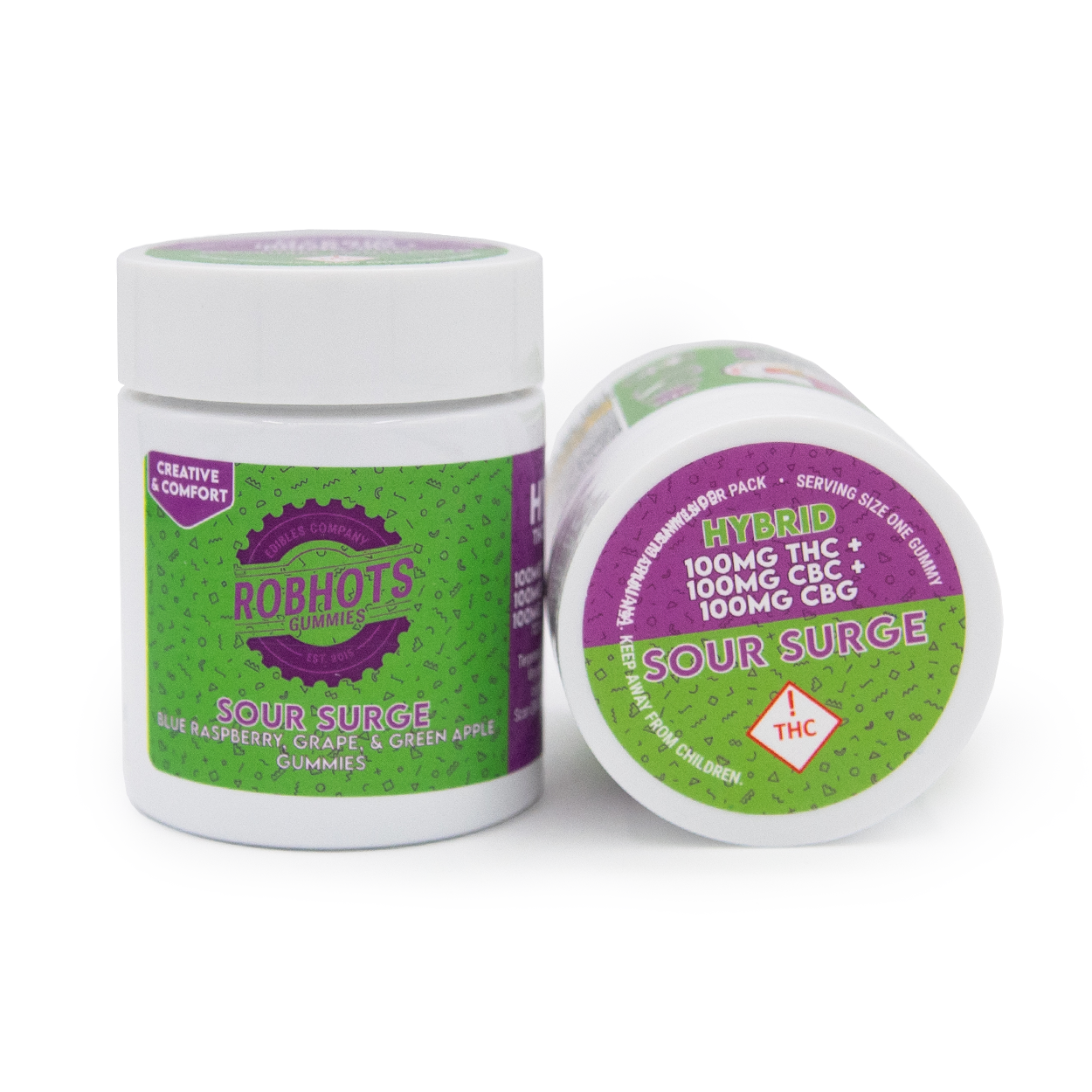 Photograph of product: Robhots - Sour Surge TH-oui/CBC/CBG - 100mg