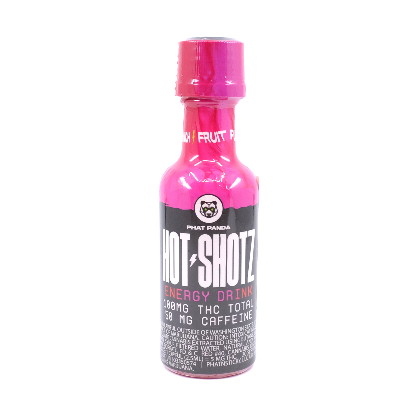 Photograph of product: Energy Hot Shotz - Fruit Punch | Energy 1pk | (100mg)