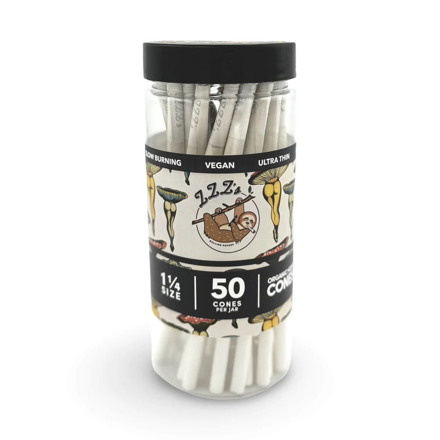 Photograph of product: 1 1/4 50pk Jars - "Shroom Booties" by Ceci Granata