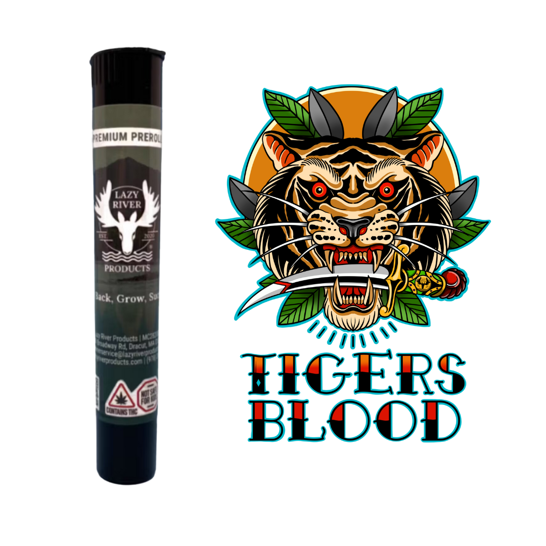 Photograph of product: Tigers' Blood Pre-Roll 1g (TAX INCLUDED)