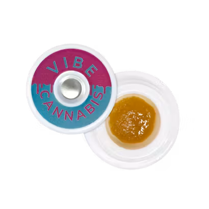 Photograph of product: VIBE: Live Rosin Concentrate | Melted Strawberries | Rosin Jam