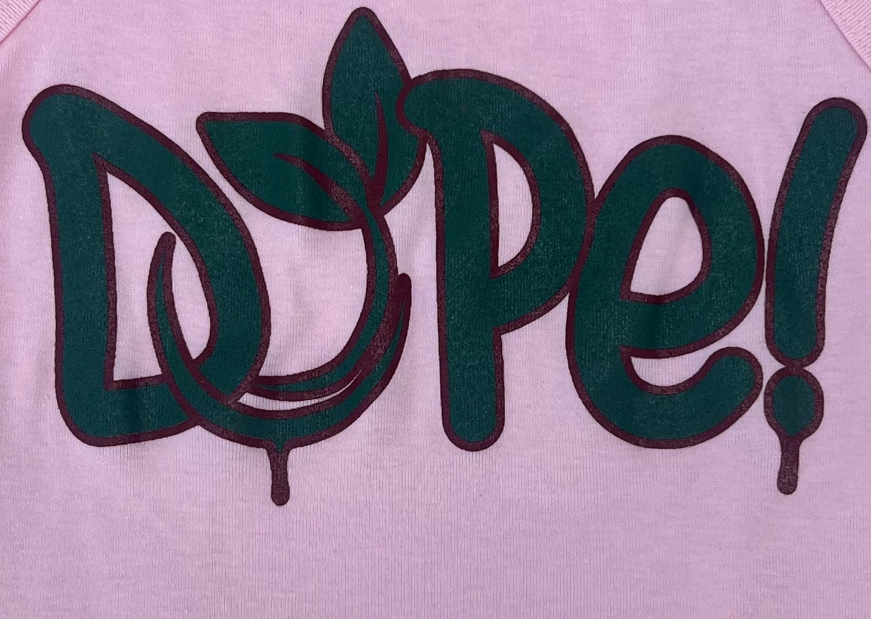 Photograph of product: The Social Leaf | Merch | Pink Sleeveless Crop Top | Large