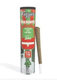 Photograph of product: D. Fuzzies Delights 1.5g Infused KING Pre Roll - Watermelon Z - 