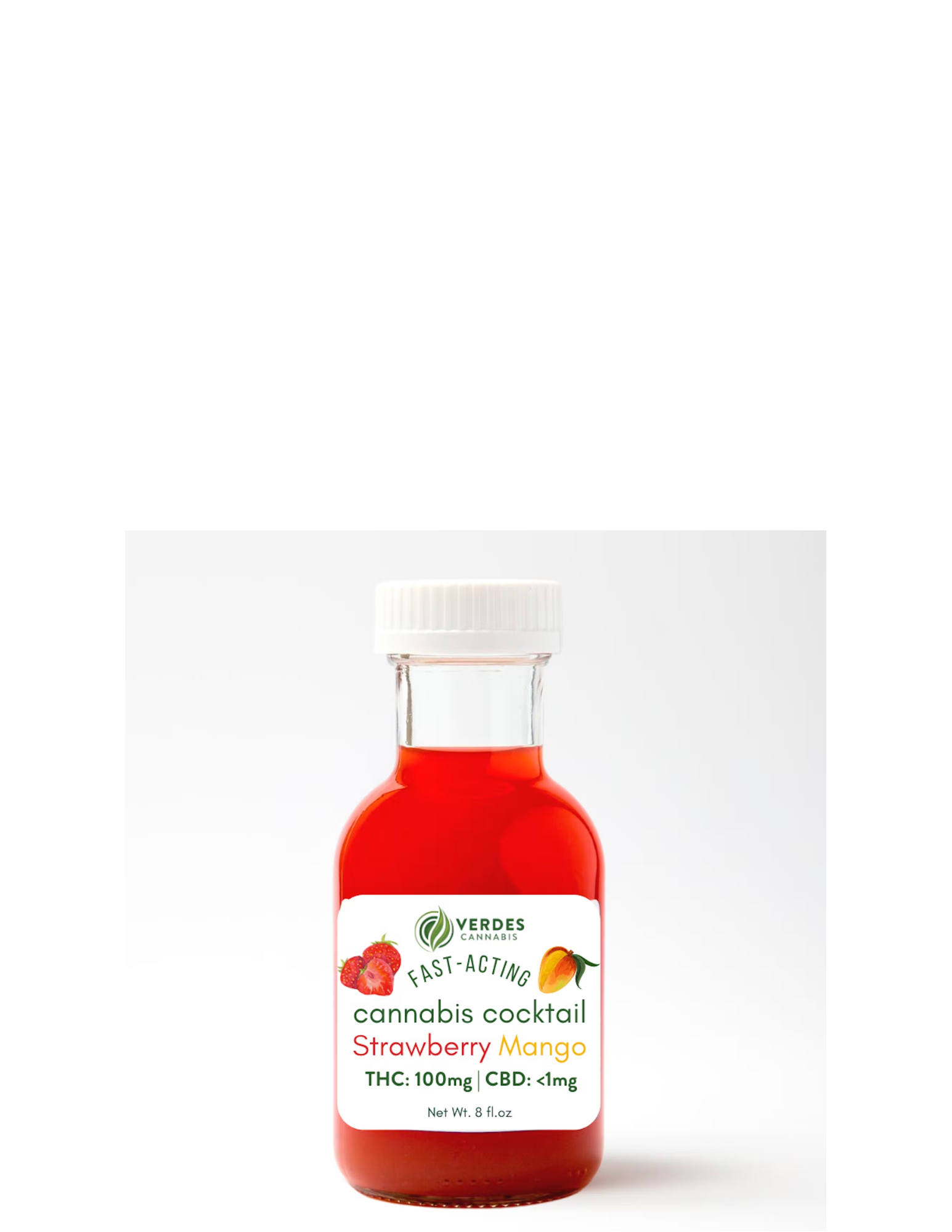 Photograph of product: Verdes - Strawberry Mango 100mg Beverage