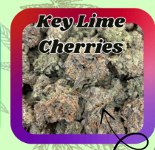 Photograph of product: Key Lime Cherries | Ragged Wizard - 28g