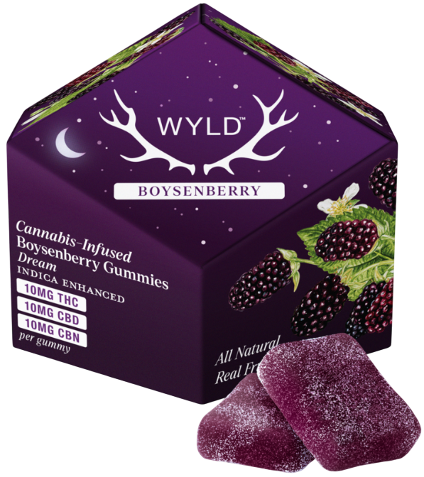 Photograph of product: Boysenberry - TH-oui:CBD:CBN 10 Pack (100mg)