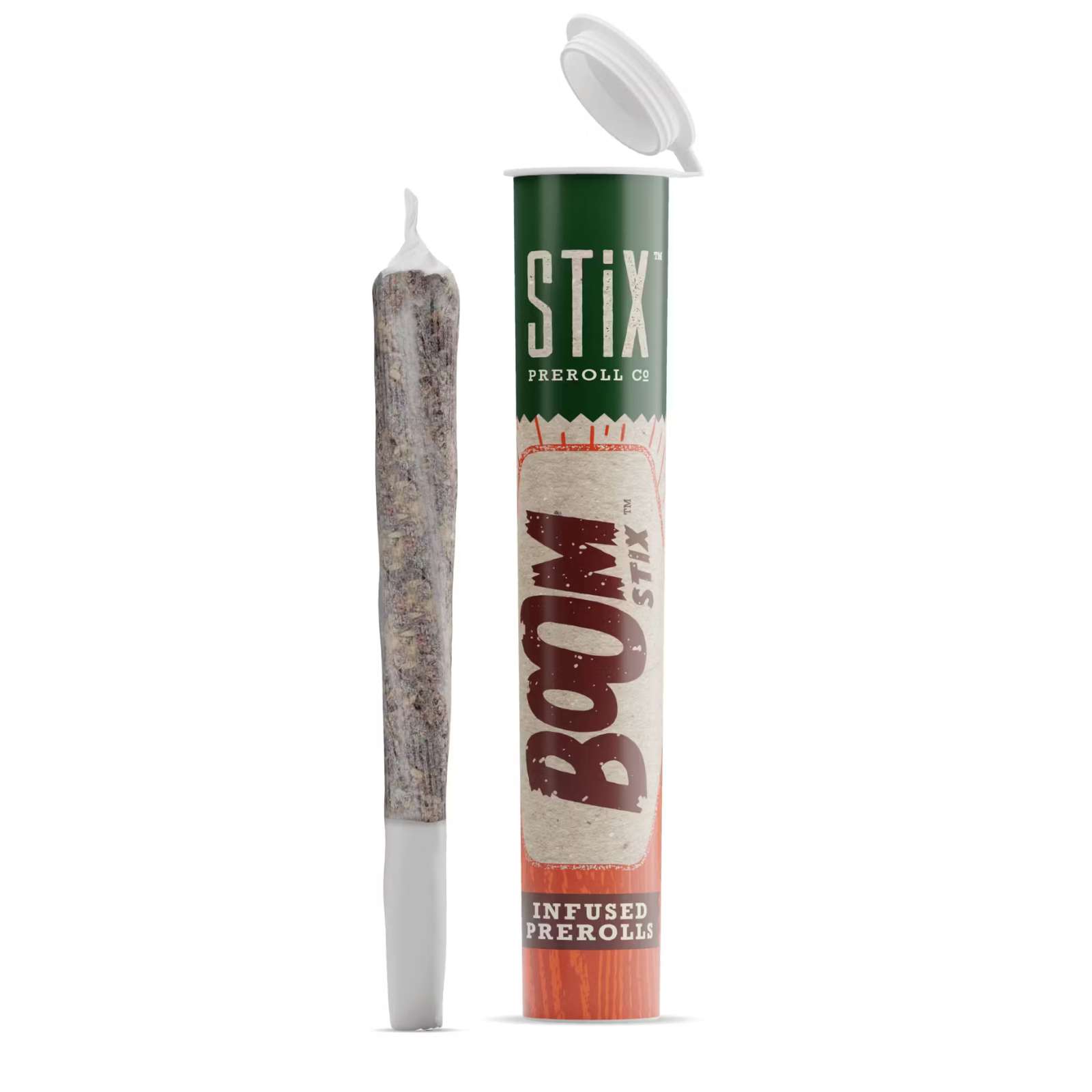 Photograph of product: Infused Boom Stix Preroll - Hybrid