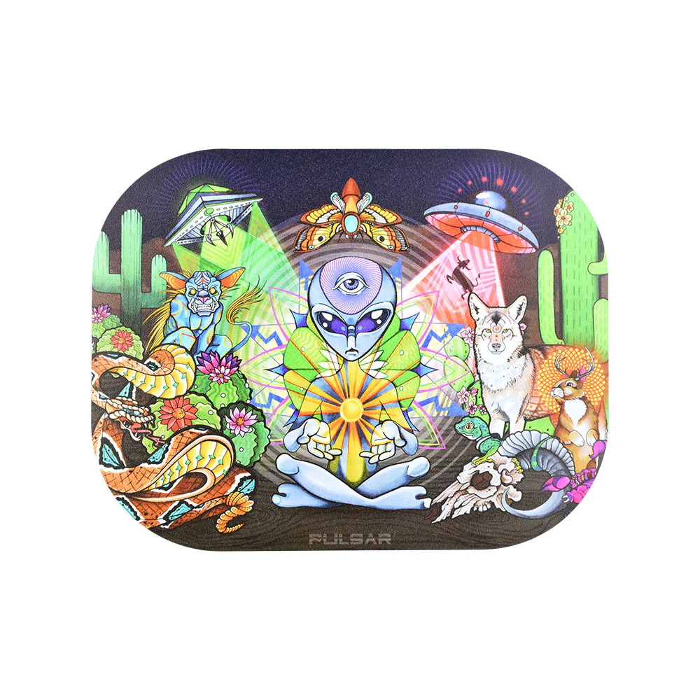 Photograph of product: Pulsar | Mini Rolling Tray |  7x5.5in - Psychedelic Desert