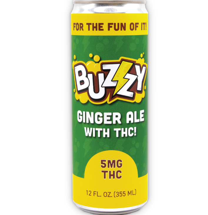 Photograph of Product: Buzzy Gingerale 5mg 12oz