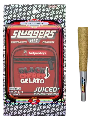 Photograph of Product: BLACK CHERRY GELATO (H) 5PK INFUSED PREROLLS