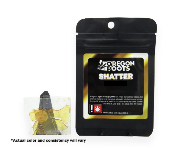 Photograph of product: Oregon Roots | 9lb Mo'Bama - 1g Shatter