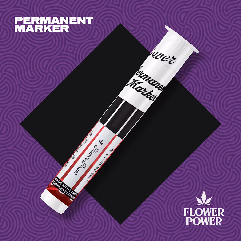 Photograph of product: Flower Power - 1g Preroll - Permanent Marker