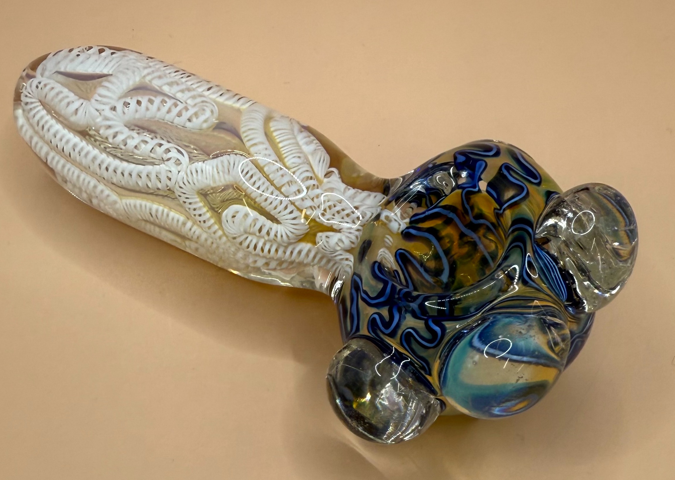 Photograph of product: (REG) The "Lowry" Glass Pipe