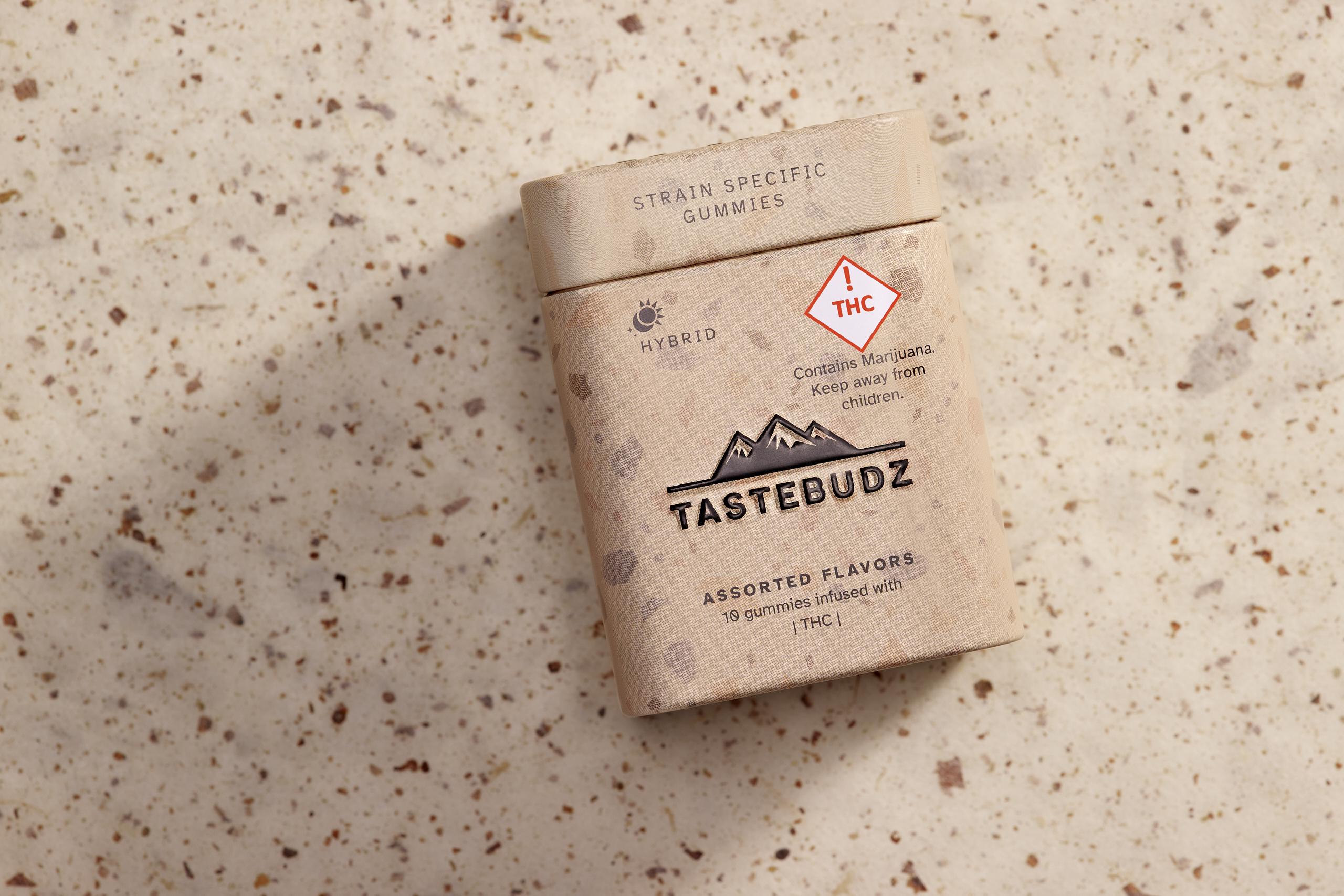 Photograph of product: TasteBudz - Original Rosin Gummies - - Kiwi Strawberry (S)