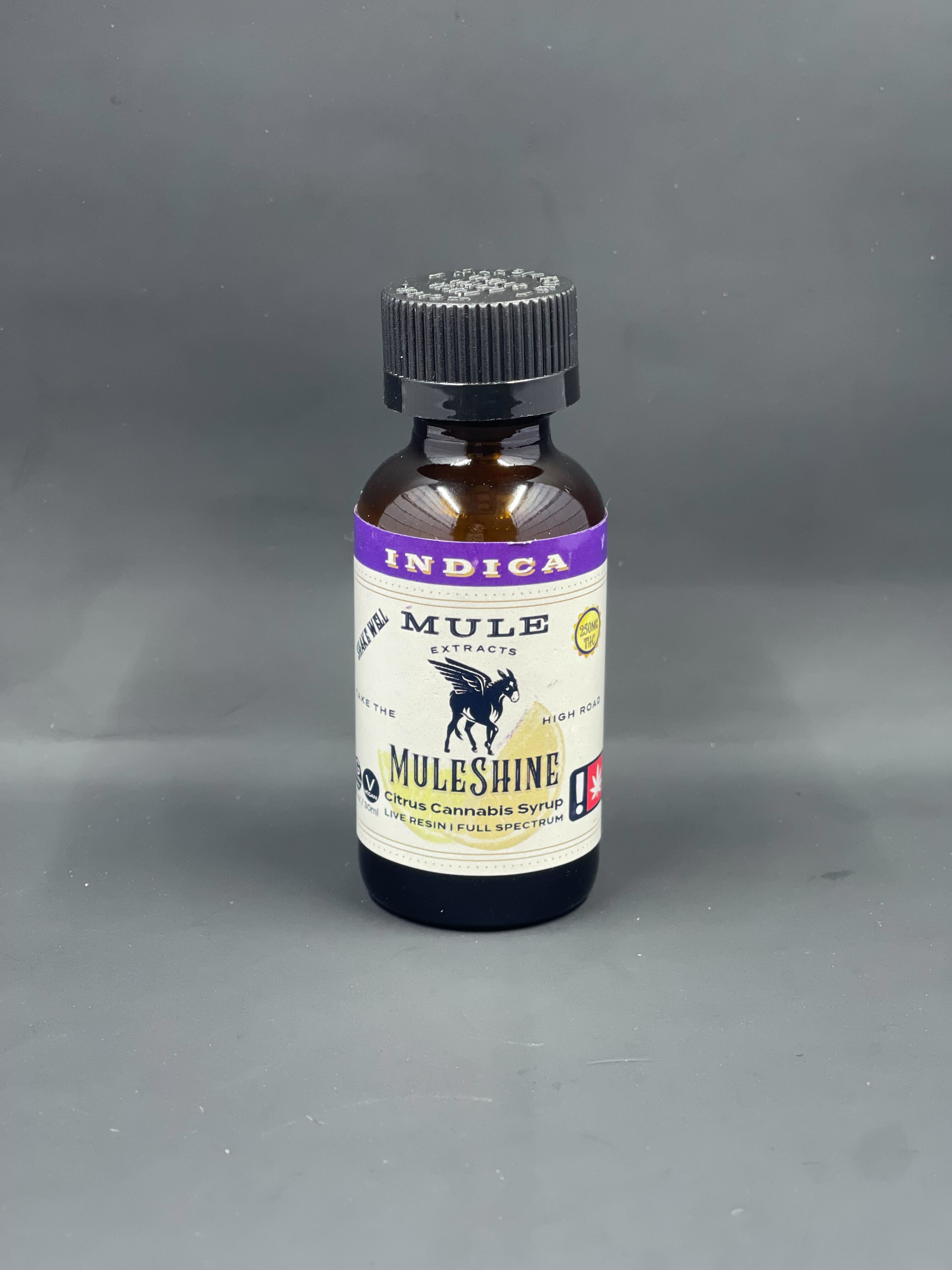 Photograph of product: Muleshine 250mg Twisted Citrus Syrup