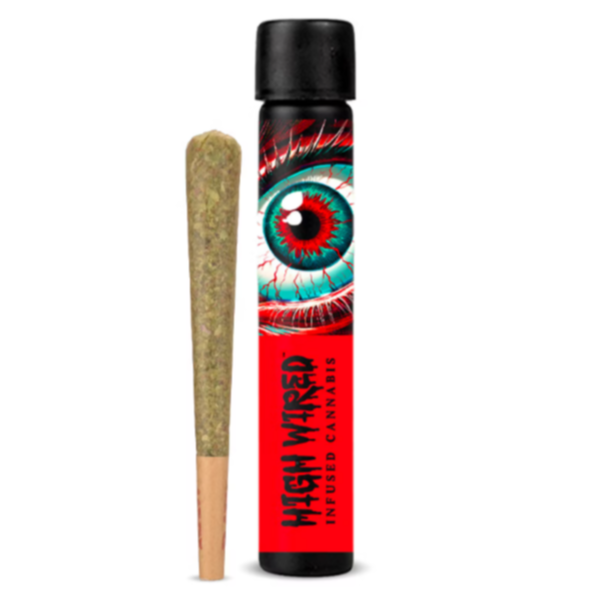 Photograph of product: High Wired | Garlic and Bananas Infused PreRoll 1g - Hybrid