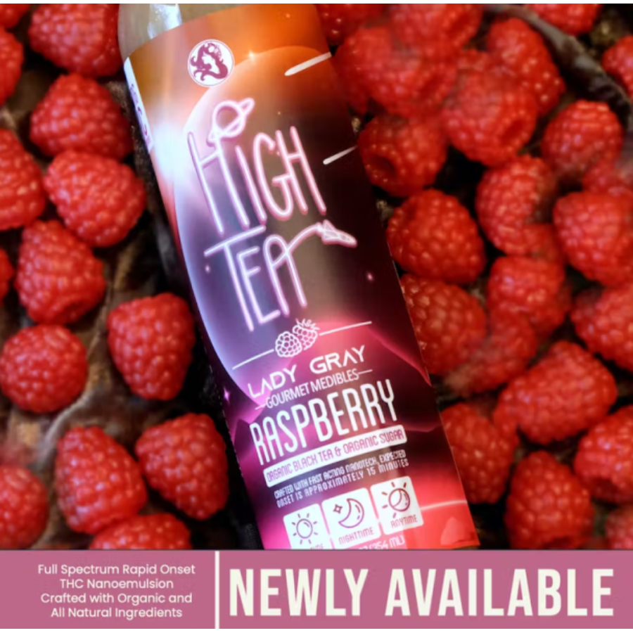 Photograph of product: Raspberry High Tea 100mg (H)