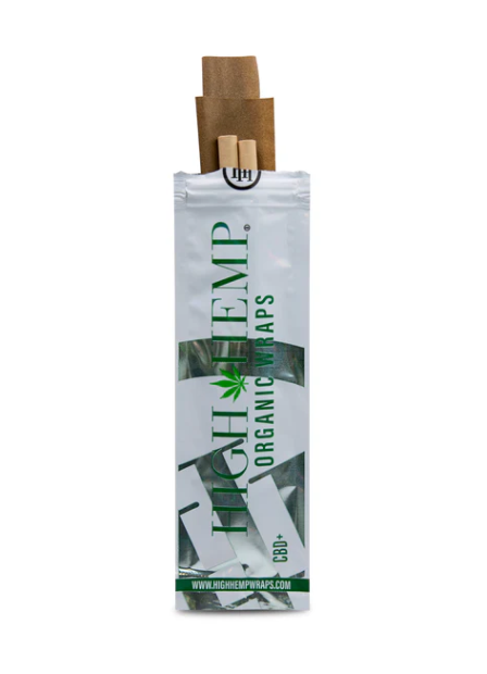 Photograph of product: HIGH HEMP - ORGANIC WRAPS - 2PK - ORIGINAL