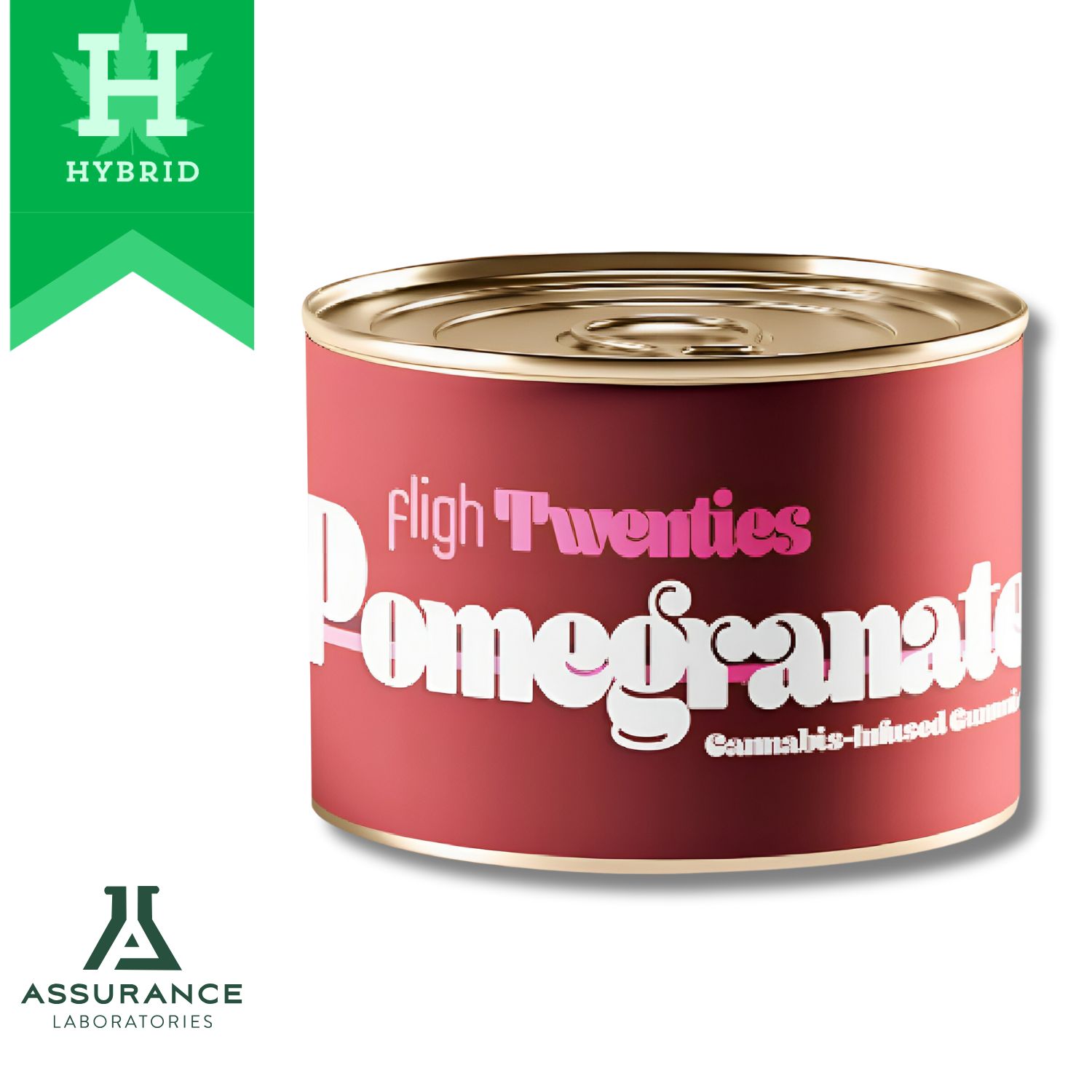 Photograph of product: AL-Fligh | Edible TH-oui | Gummies | 10pk | Pomegranate | 500mg