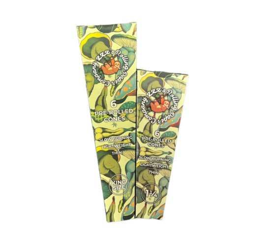 Photograph of product: "Mush Love" by Ceci Granata I  ZZZ's King Sized Cones 6 Pack