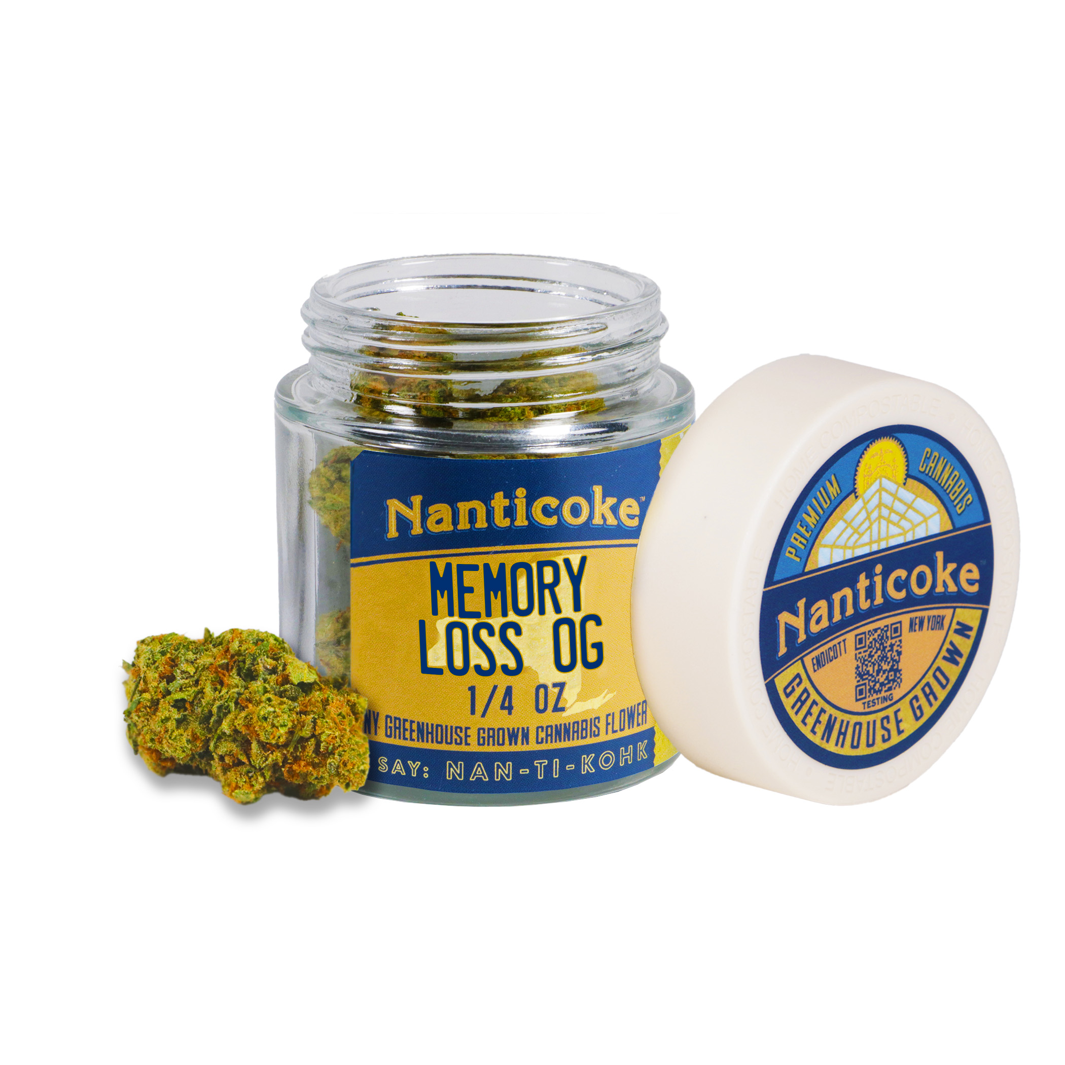 Photograph of product: Nanticoke | Memory Loss | Flower | 3.5g