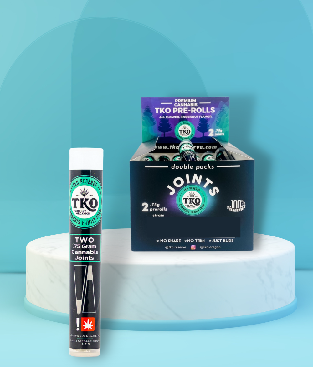Photograph of product: TKO Reserve London Pound Cake 2pk Pre-Roll .75g