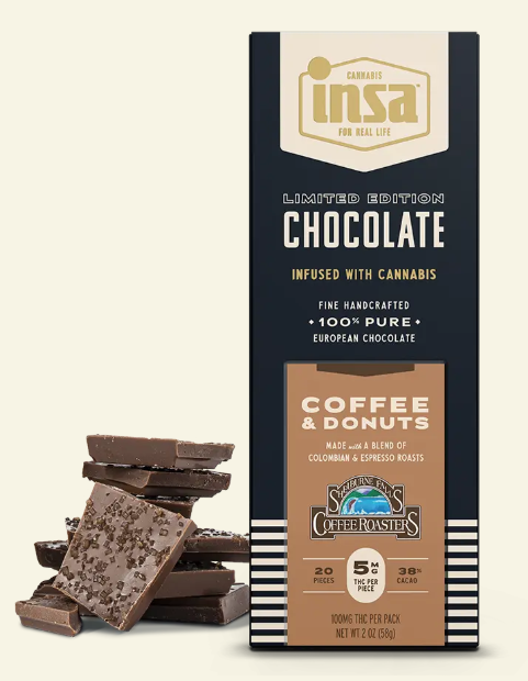 Photograph of product: Coffee & Donuts Chocolate Bar 20pk