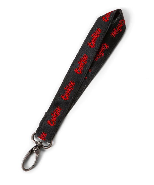 Photograph of product: Cookies - Original Mint 6.5" Small - Lanyard - Black/Red