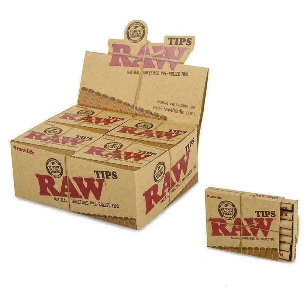 Photograph of product: Raw Pre-Rolled Tips | 20pk