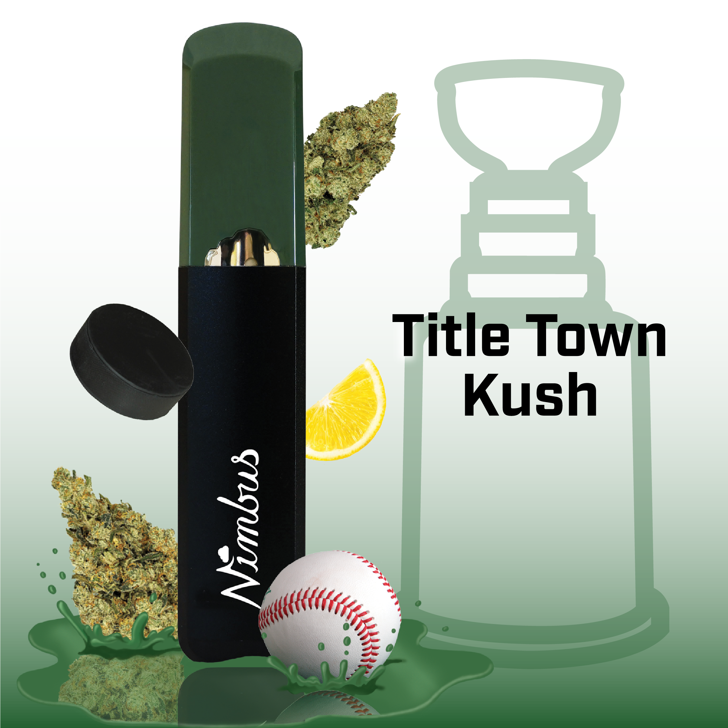 Photograph of product: Nimbus | Title Town Kush Disposable Vape | 1.0g