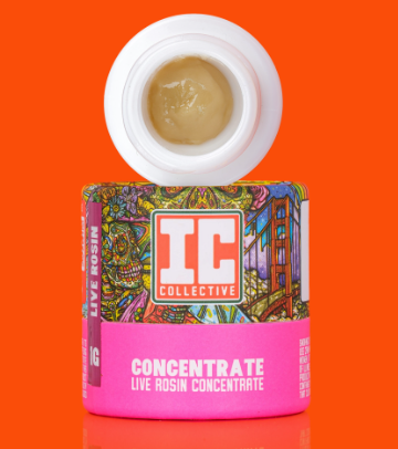 Photograph of product: IC COLLECTIVE - CHEM D LIVE ROSIN (1G) (H)