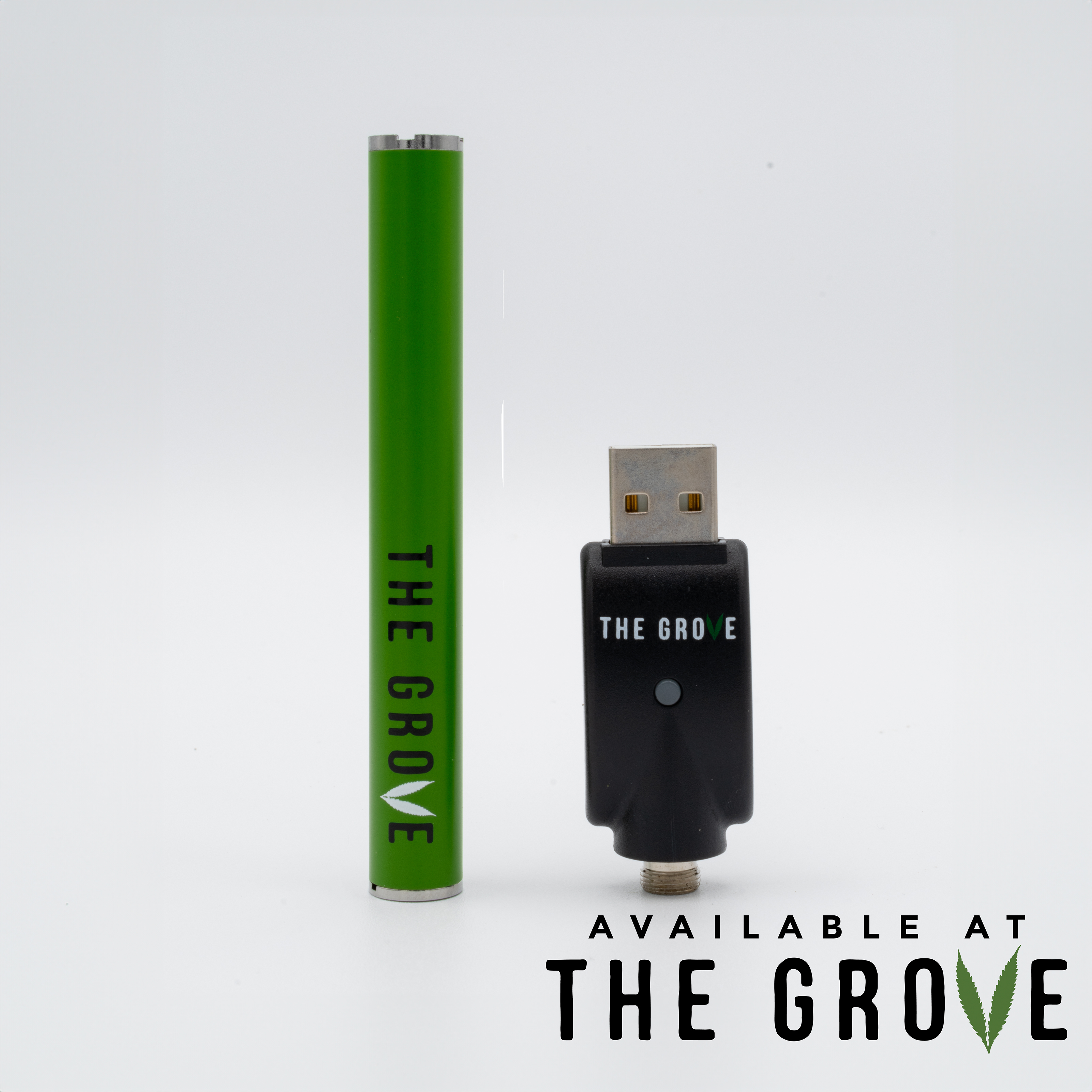 Photograph of Product: The Grove | Buttonless 510 Thread Battery - Green