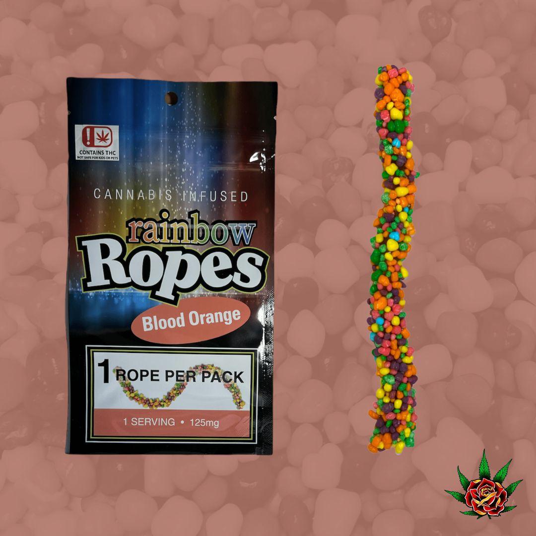 Photograph of Product: Eden Rose-125mg Gummy-Rainbow Rope-Blood Orange