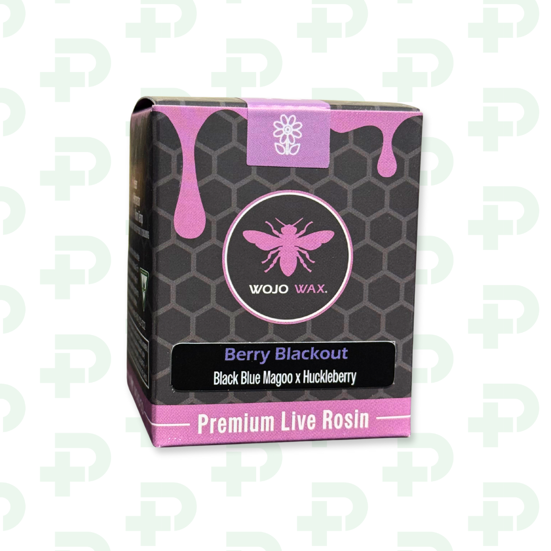 Photograph of product: Wojo Live Rosin - Berry Blackout