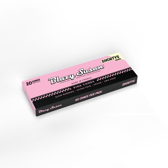 Photograph of product: Blazy Susan | Cones | Pink | Shorty Paper | 20pk