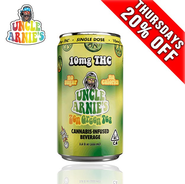 Photograph of product: Uncle Arnies - Zen Green Tea - 10mg - 