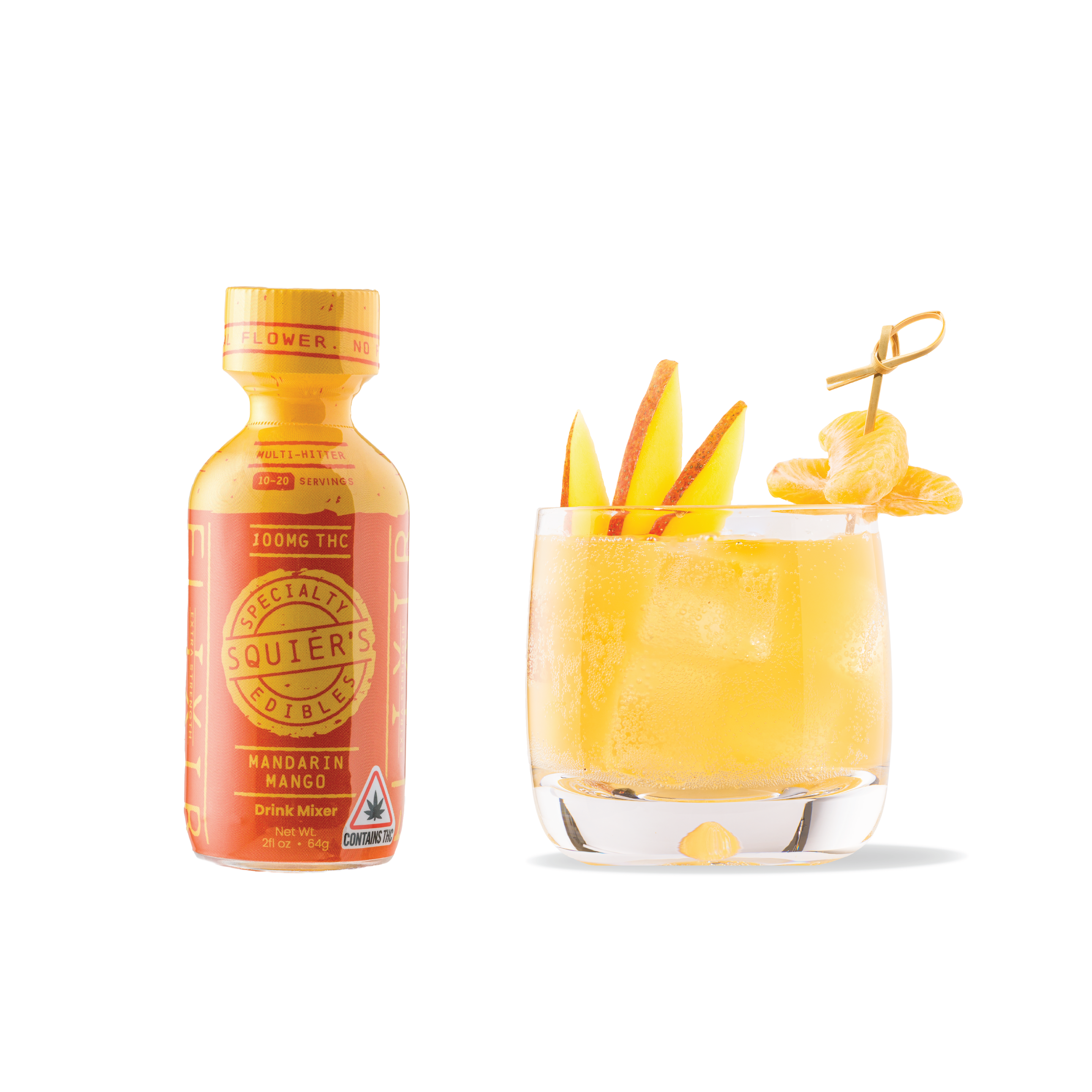 Photograph of product: Mandarin Mango au chocolat Rosin Elixir 10mg