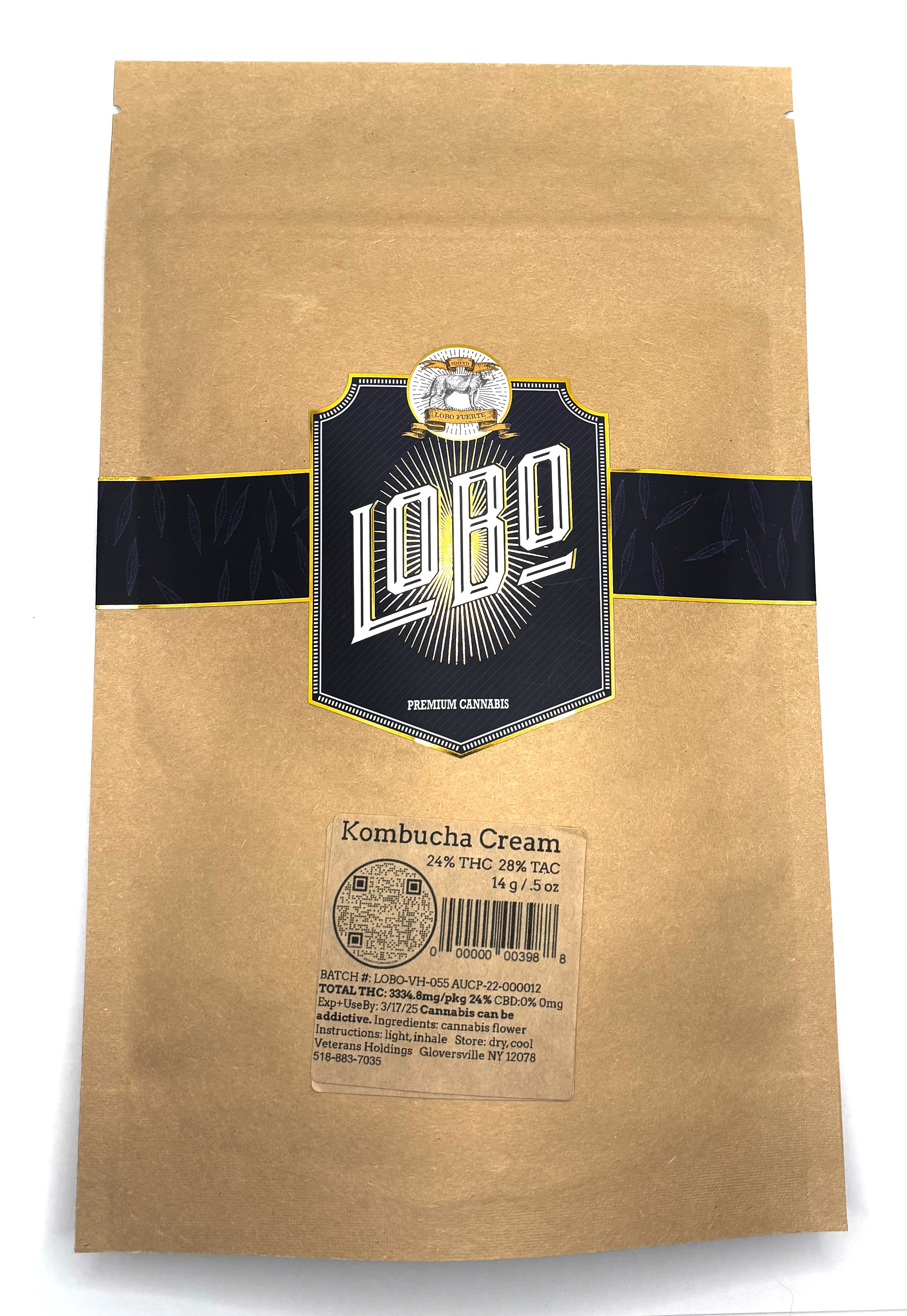 Photograph of product: Lobo - ChemDawg OG  Flower - 3.5g