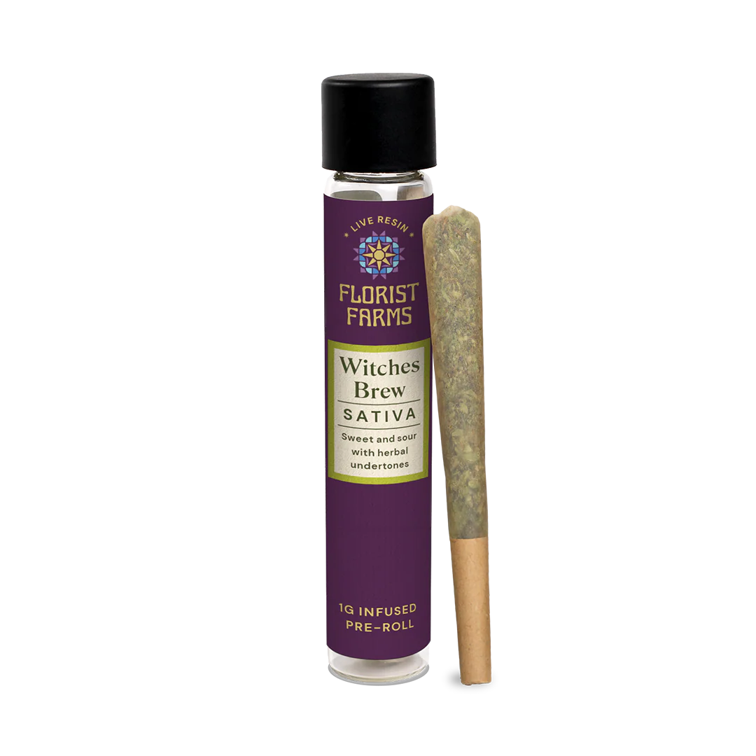 Photograph of product: Florist Farms - Witches Brew - Single Live Resin Infused Joint