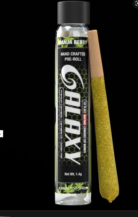 Photograph of product: GALAXY MOONROCK PREROLL 1G GANJA BERRY