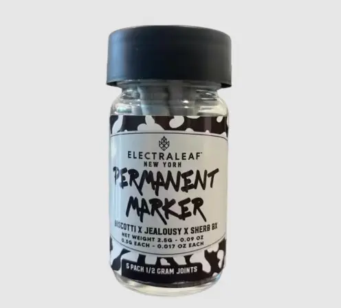 Photograph of product: Electraleaf-Permenant Marker Pre-rolls 5pk