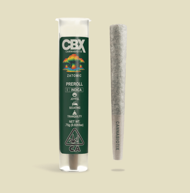 Photograph of product: CBX - Zatomic - .75g Pre-Roll - 