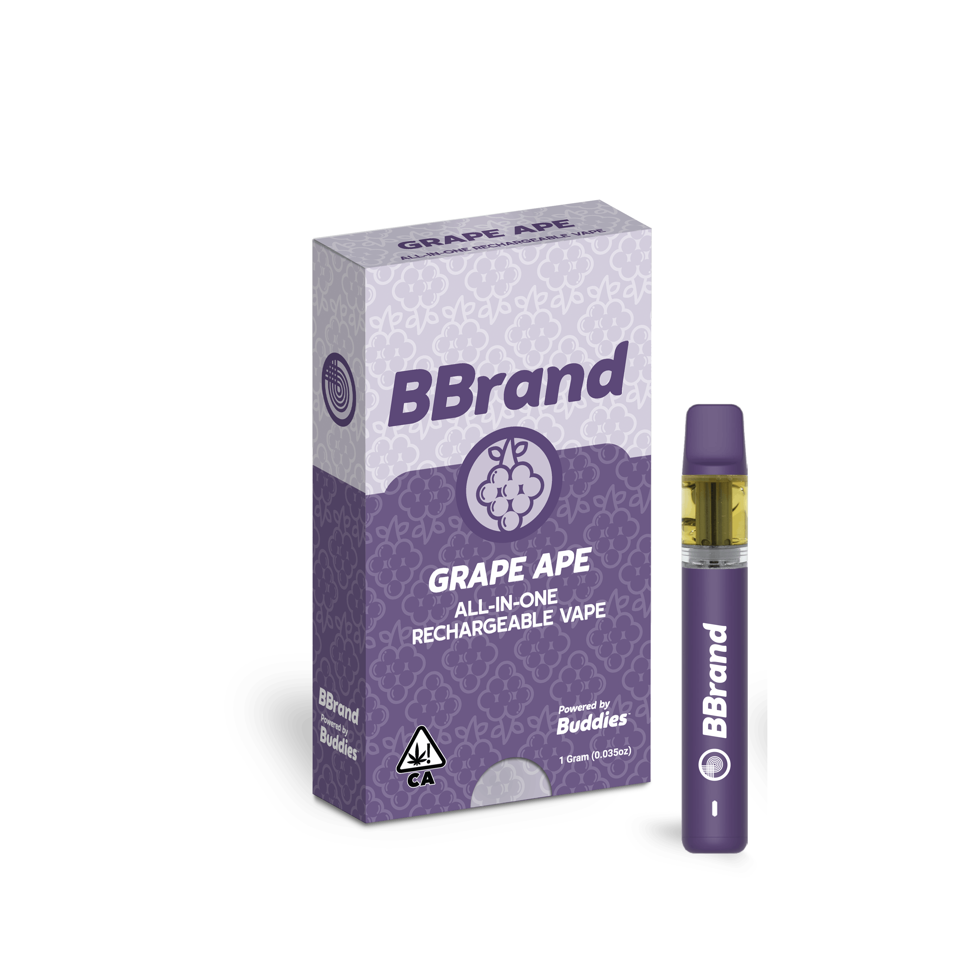 Photograph of product: BBrand | Grape Ape All-In-One | 1g